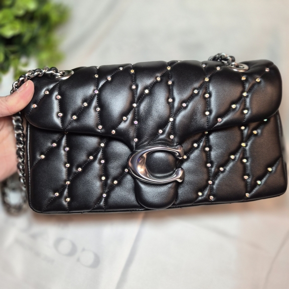Coach Handbags - Coach Quilted Tabby 26 with Crystal Rivets | Nappa Leather | Collector’s Edition